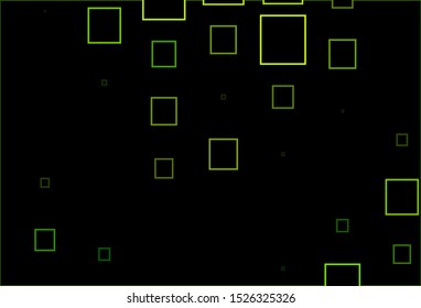 Dark Green vector template with rhombus. Modern abstract illustration with colorful rectangles. Pattern for commercials.