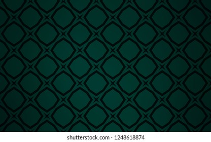 Dark Green vector template with sky stars. Shining colored illustration with stars. Template for sell phone backgrounds.