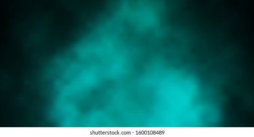 Dark Green vector template with sky, clouds. Abstract illustration with colorful gradient clouds. Template for landing pages.