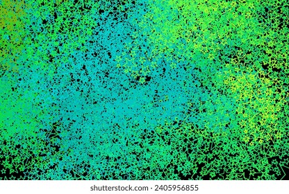 Dark Green vector template with sky stars. Stars on blurred abstract background with gradient. Best design for your ad, poster, banner.