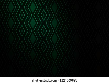 Dark Green vector template with sticks, squares. Shining colorful illustration with lines, rectangles. Best design for your ad, poster, banner.