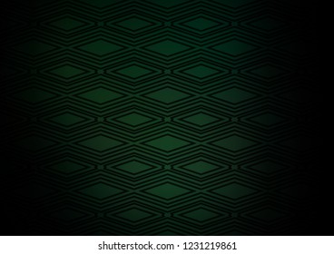 Dark Green vector template with sticks, squares. Colorful lines, squares on abstract background with gradient. Pattern for ads, posters, banners.