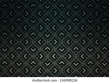 Dark Green vector template with sticks, squares. Shining colorful illustration with lines, rectangles. Best design for your ad, poster, banner.