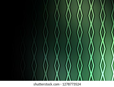 Dark Green vector template with sticks, squares. Colorful decorative design in simple style with lines, rhombuses. Smart design for your business advert.