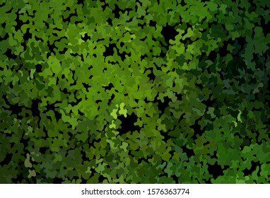Dark Green vector texture with abstract forms. Simple colorful illustration with abstract gradient shapes. Background for a cell phone.