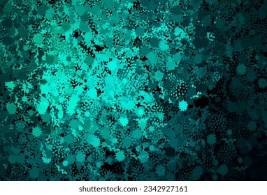 Dark Green vector texture with abstract forms. Modern abstract illustration with colorful random forms. Best smart design for your business.
