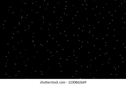 Dark Green vector texture with beautiful stars. Stars on blurred abstract background with gradient. Best design for your ad, poster, banner.