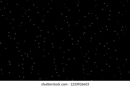 Dark Green vector texture with beautiful stars. Glitter abstract illustration with colored stars. The pattern can be used for new year ad, booklets.