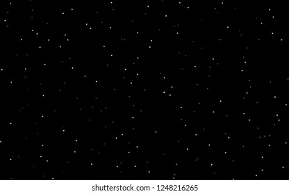 Dark Green vector texture with beautiful stars. Blurred decorative design in simple style with stars. The pattern can be used for new year ad, booklets.