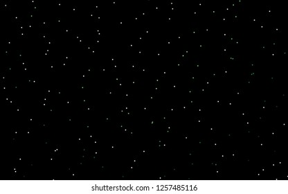 Dark Green vector texture with beautiful stars. Decorative shining illustration with stars on abstract template. The pattern can be used for wrapping gifts.
