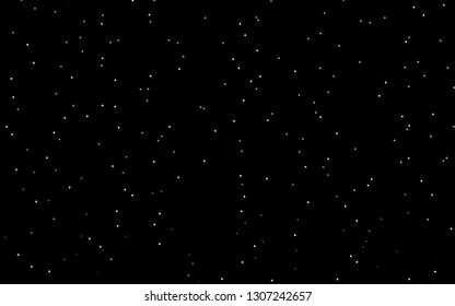 Dark Green vector texture with beautiful stars. Glitter abstract illustration with colored stars. The pattern can be used for websites.