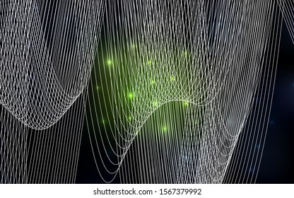 Dark Green vector texture with birthday confetti. Blurred decorative design in anniversary style with confetti. The template can be used as a background for postcards.