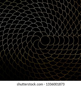Dark Green vector texture with circles. Illustration with set of shining colorful abstract spheres. Pattern for business ads.