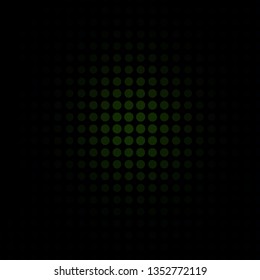 Dark Green vector texture with circles. Abstract decorative design in gradient style with bubbles. Pattern for booklets, leaflets.