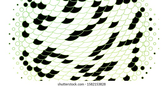 Dark Green vector texture with circles. Modern abstract illustration with colorful circle shapes. Design for your commercials.