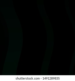 Dark Green vector texture with circular arc. Abstract illustration with bandy gradient lines. Pattern for websites, landing pages.