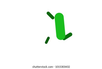 Dark Green vector texture with colored capsules. Blurred decorative design in simple style with lines. The pattern can be used as ads, poster, banner for medicine.