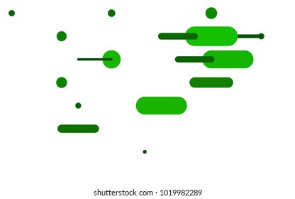 Dark Green vector texture with colored capsules. Capsules on blurred abstract background with gradient. The pattern can be used for websites.