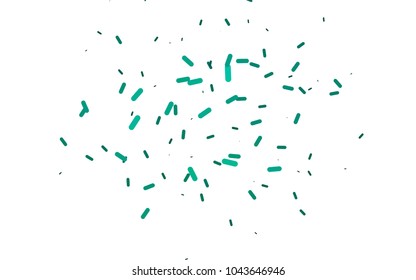Dark Green vector texture with colored capsules. Modern geometrical abstract illustration with staves. Smart design for your business advert.