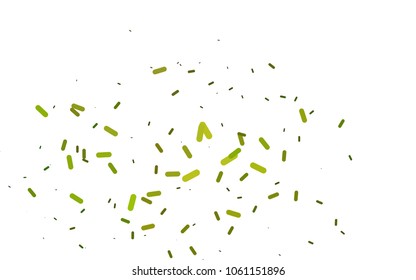 Dark Green vector texture with colored capsules. Decorative shining illustration with lines on abstract template. The pattern can be used for medical ad, booklets, leaflets
