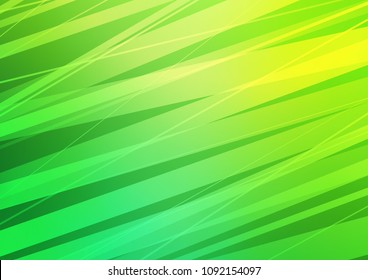 Dark Green vector texture with colored lines. Modern geometrical abstract illustration with staves. Best design for your ad, poster, banner.