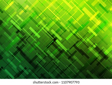 Dark Green vector texture with colored lines. Shining colored illustration with narrow lines. The pattern can be used as ads, poster, banner for commercial.
