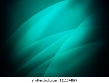 Dark Green vector texture with colored lines. Lines on blurred abstract background with gradient. Smart design for your business advert.