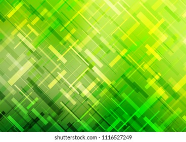 Dark Green vector texture with colored lines. Decorative shining illustration with lines on abstract template. Smart design for your business advert.