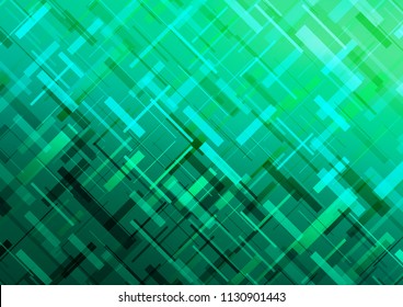 Dark Green vector texture with colored lines. Glitter abstract illustration with colored sticks. Best design for your ad, poster, banner.