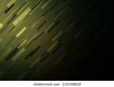 Dark Green vector texture with colored lines. Lines on blurred abstract background with gradient. The pattern can be used for websites.