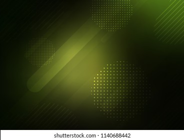 Dark Green vector texture with colored capsules, dots. Shining colored illustration with rounded stripes, dots. The pattern can be used for busines ad, booklets, leaflets