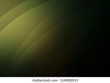 Dark Green vector texture with colored lines. Lines on blurred abstract background with gradient. The pattern can be used as ads, poster, banner for commercial.