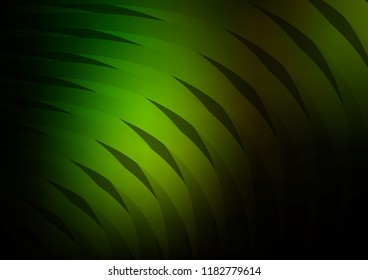 Dark Green vector texture with colored lines. Modern geometrical abstract illustration with staves. The pattern can be used for busines ad, booklets, leaflets