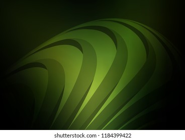 Dark Green vector texture with colored lines. Modern geometrical abstract illustration with staves. Smart design for your business advert.