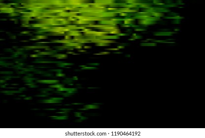 Dark Green vector texture with colored lines. Lines on blurred abstract background with gradient. Best design for your ad, poster, banner.