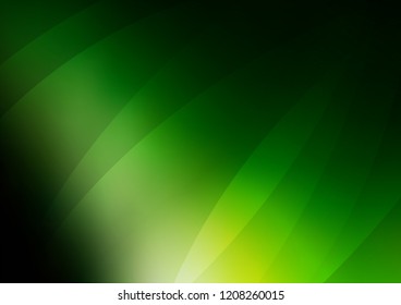 Dark Green vector texture with colored lines. Blurred decorative design in simple style with lines. Best design for your ad, poster, banner.