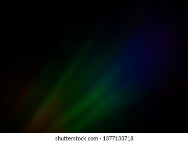 Dark Green vector texture with colored lines. Shining colored illustration with narrow lines. Pattern for ads, posters, banners.