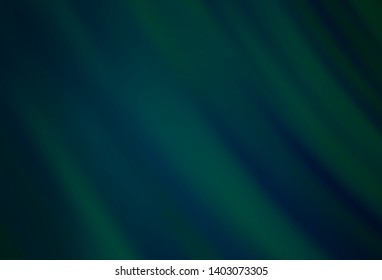Dark Green vector texture with colored lines. Lines on blurred abstract background with gradient. Pattern for ads, posters, banners.