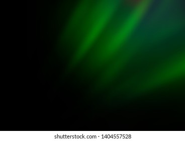 Dark Green vector texture with colored lines. Decorative shining illustration with lines on abstract template. Smart design for your business advert.