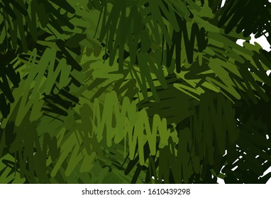 Dark Green vector texture with colored lines. Lines on blurred abstract background with gradient. Pattern for your busines websites.