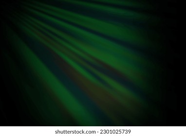Dark Green vector texture with colored lines. Blurred decorative design in simple style with lines. Best design for your ad, poster, banner.