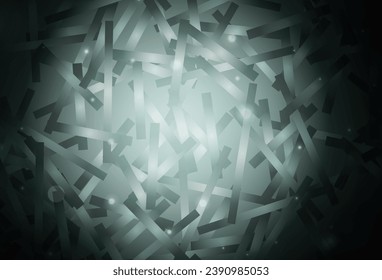 Dark Green vector texture with colored lines. Shining colored illustration with sharp stripes. Best design for your ad, poster, banner.