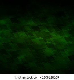 Dark Green vector texture with colorful hexagons. Blur background with colorful hexagons. Design for website posters, banners.