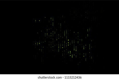 Dark Green vector  texture with disks. Abstract illustration with colored bubbles in nature style. Pattern can be used as texture of water, rain drops.