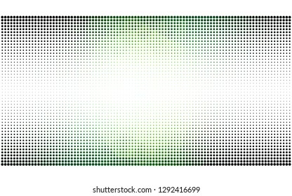 Dark Green vector  texture with disks. Modern abstract illustration with colorful water drops. Pattern for textures of wallpapers.