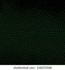 Dark Green vector texture with disks. Modern abstract illustration with colorful circle shapes. Pattern for booklets, leaflets.