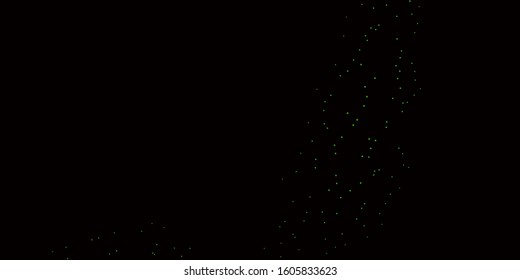 Dark Green vector texture with disks. Abstract decorative design in gradient style with bubbles. Pattern for business ads.