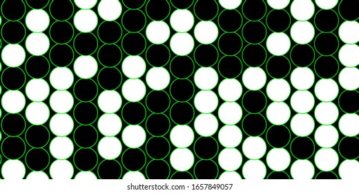 Dark Green vector texture with disks. Abstract colorful disks on simple gradient background. Pattern for business ads.