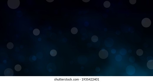 Dark Green vector texture with disks. Abstract colorful disks on simple gradient background. Design for posters, banners.