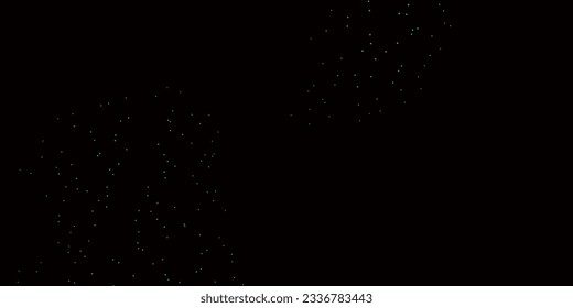 Dark Green vector texture with disks. Abstract decorative design in gradient style with bubbles. Pattern for business ads.